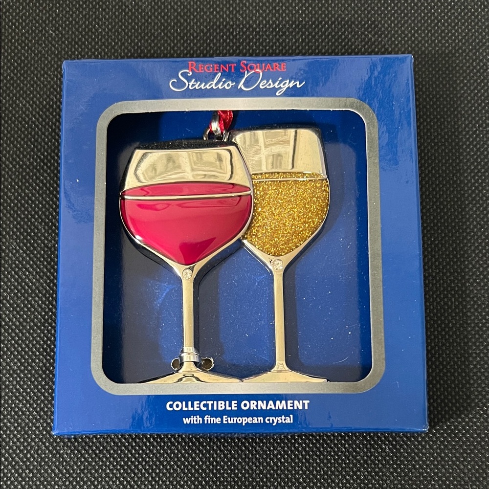 Wine Glass Ornament